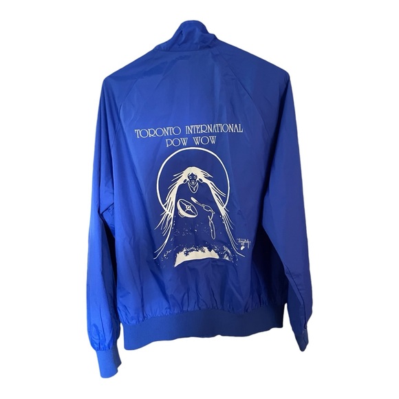 Unisex Avon sportswear Toronto jacket Official Pow Wow festival Blue size Large - Picture 6 of 11